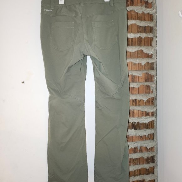 Columbia Omni-Shield Advanced Repellency Olive Khaki Pants Size 10 - Picture 2 of 7
